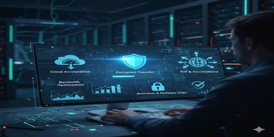 أفضل طرق تحميل الملفات بسرعة وأمان